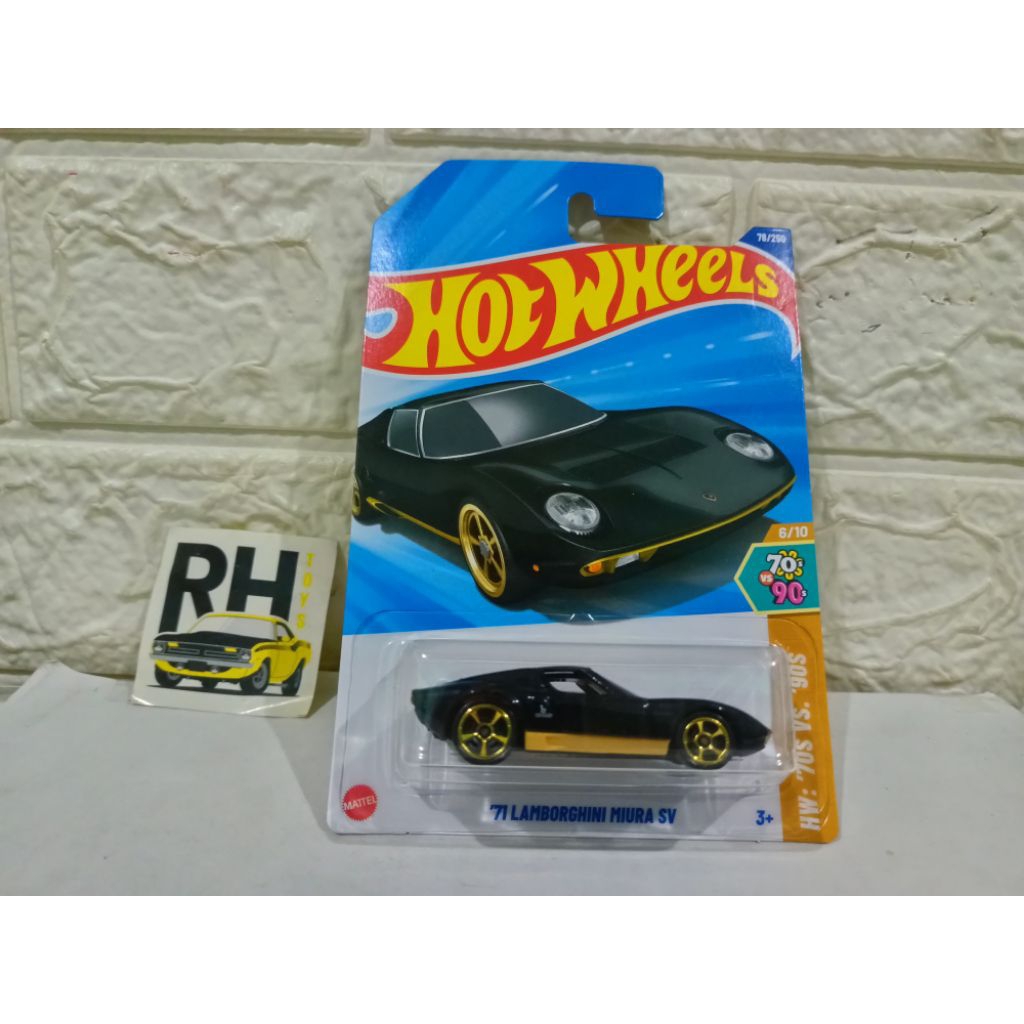 Hot Wheels 71 Lamborghini Miura SV