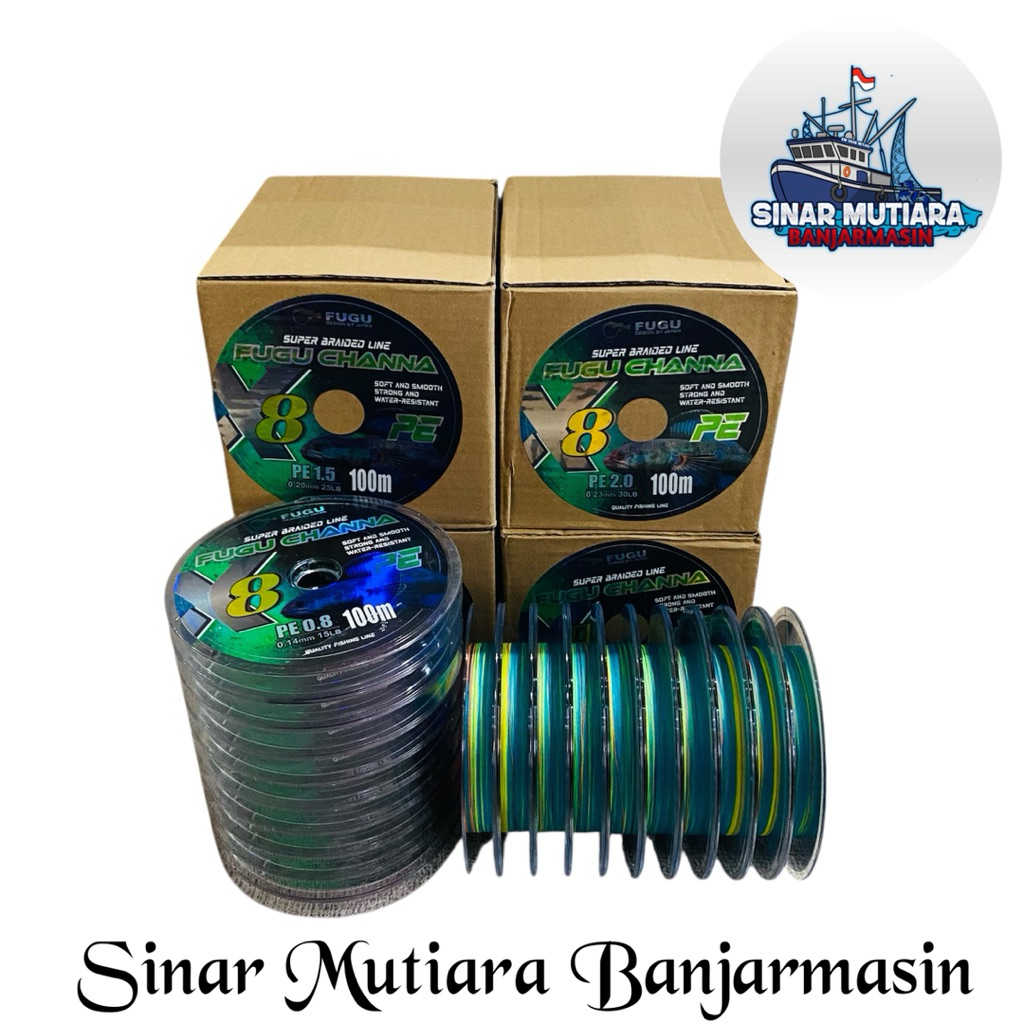 Benang PE fugu channa X8 100m