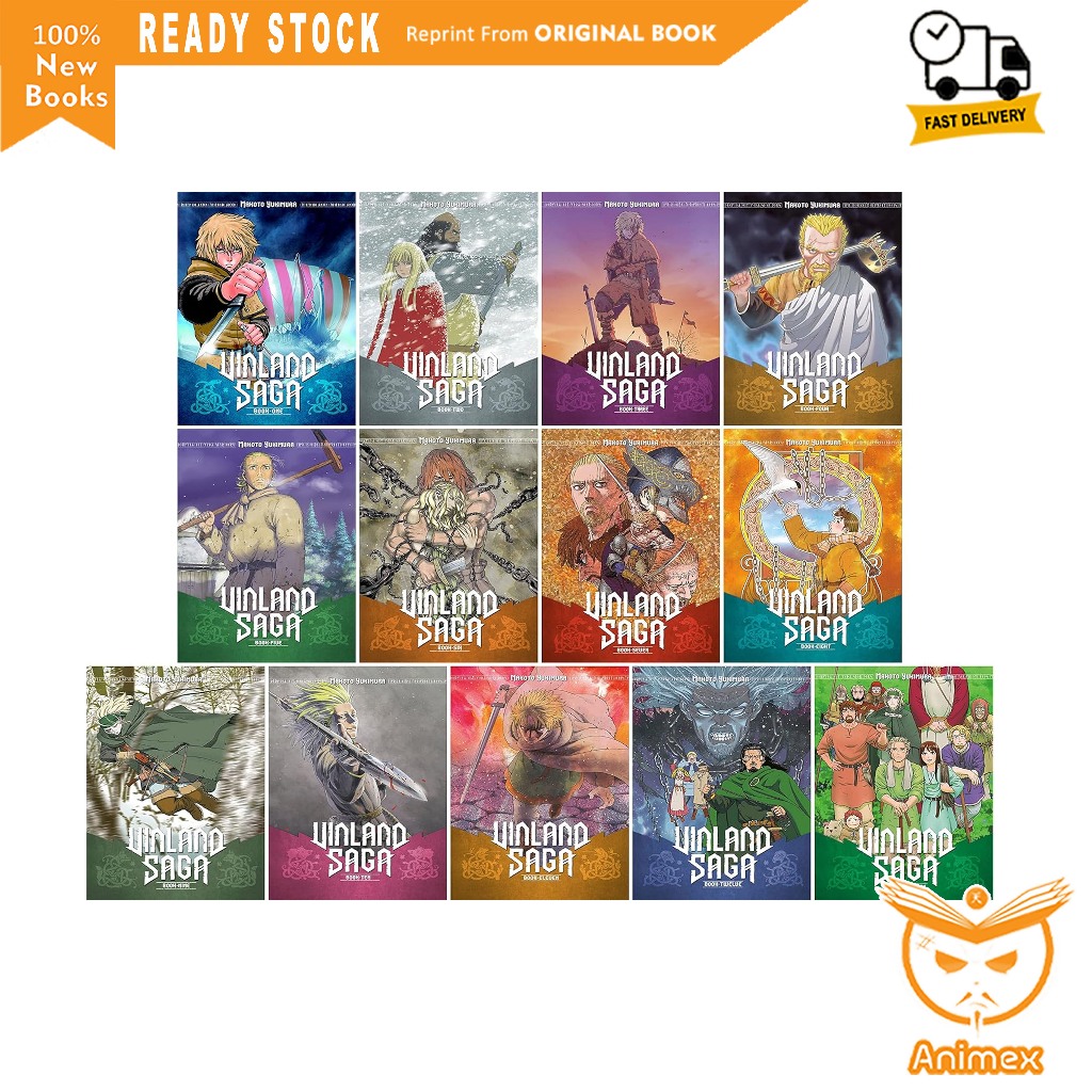 Komik Manga: Vinland Saga Volume 1-14 Complete Manga English