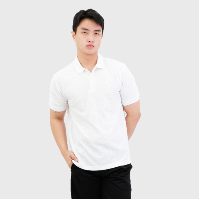 POSHBOY Polo Shirt White Newyork - Kaos Kerah Lengan Pendek Pria