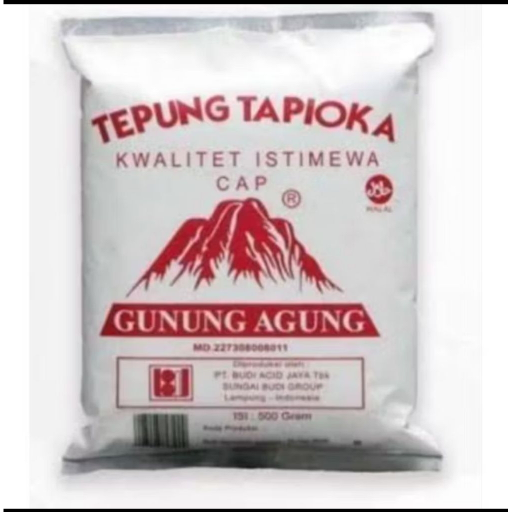 

Tepung Tapioka Gunung Agung 500 Gram