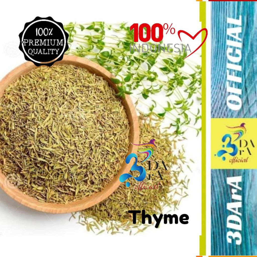 

Thyme Kering - Dried Thyme Leaves 100gr - 250gr Asli Kualitas Premium