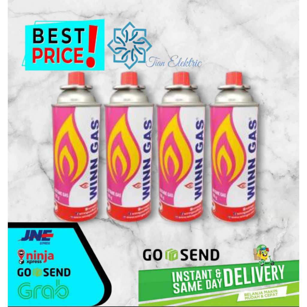 WINN GAS Liquified Butane Gas Tabung Kecil