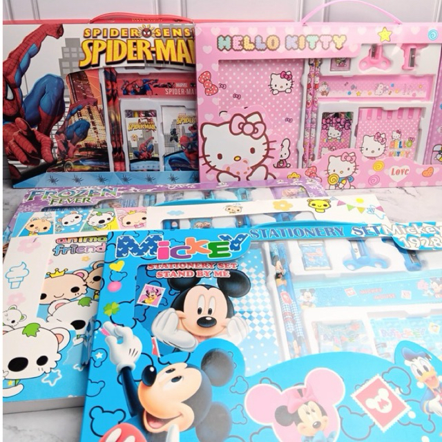 

Set Alat Tulis 8in1 Anak Motif Kartun Lucu Stationery Set 8in1