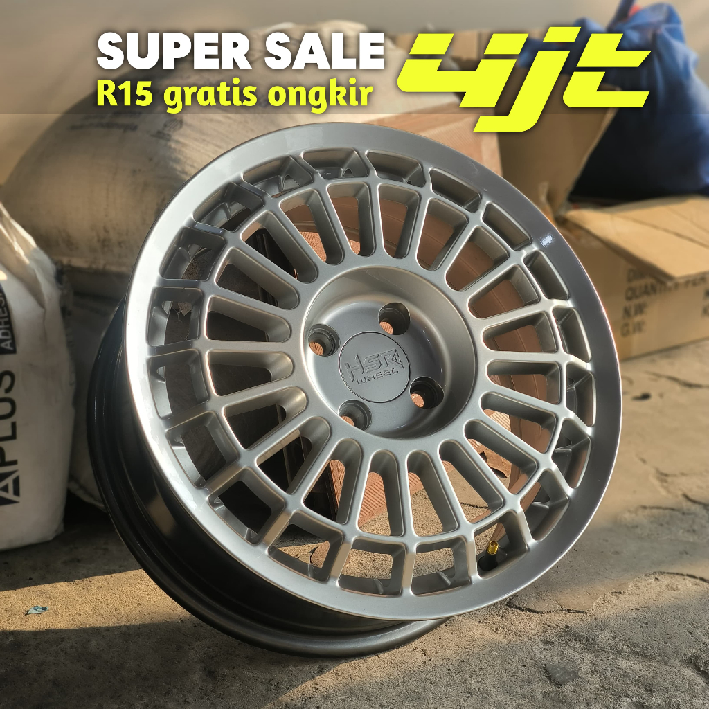 SALE HSR R15 / FUTBULS HSR / Semua Warna - HSR WHEEL PROJECT OFFICIAL / Jazz Genio Rush Xtrail Rally