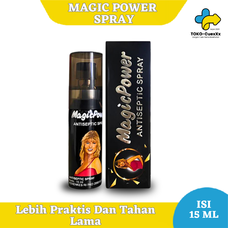 Tisu Magic Power Spray 15 ML Tissue Magic Obat Kuat Spray Pria Original Tahan Lama Sex