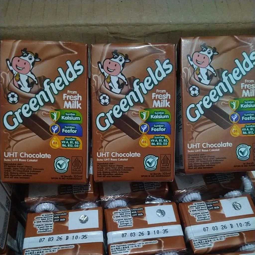 

Susu Greenfields UHT Chocolate 105ml