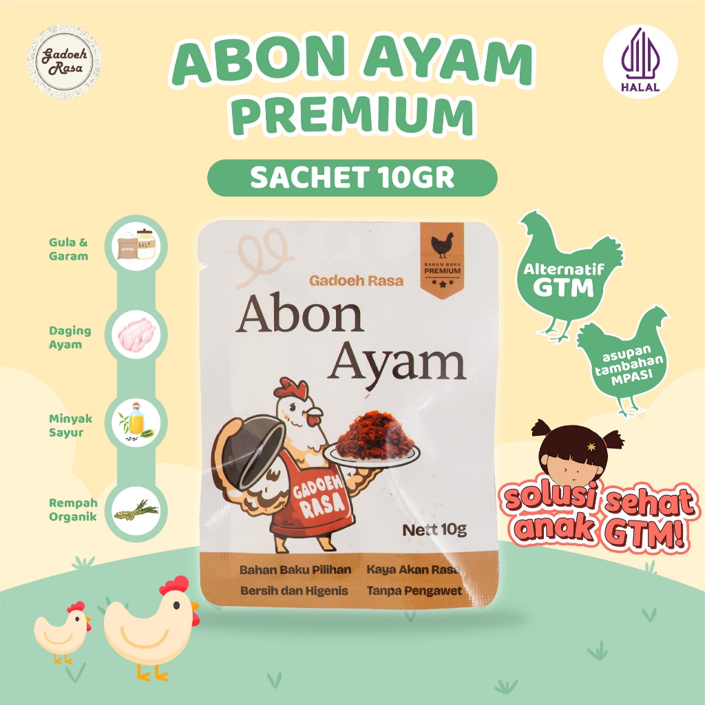 

Gadoeh Rasa Abon Ayam Sachet 10gr
