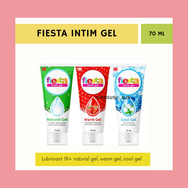 FIESTA INTIM GEL 70 ML / VARIAN NATURAL COOL WARM / PELUMAS / LUBRICANT