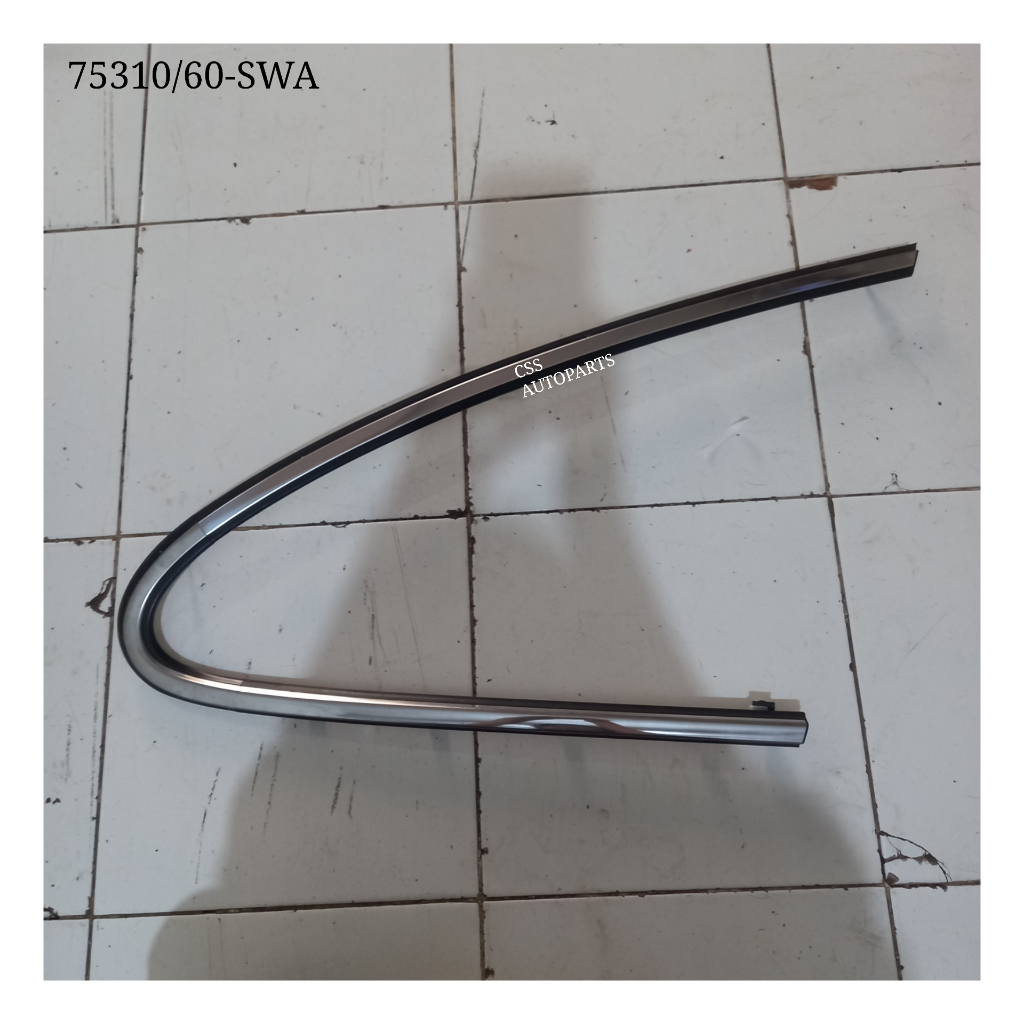 MOULDING ASSY QRT WTR CRV 2007-2008 ORI HONDA