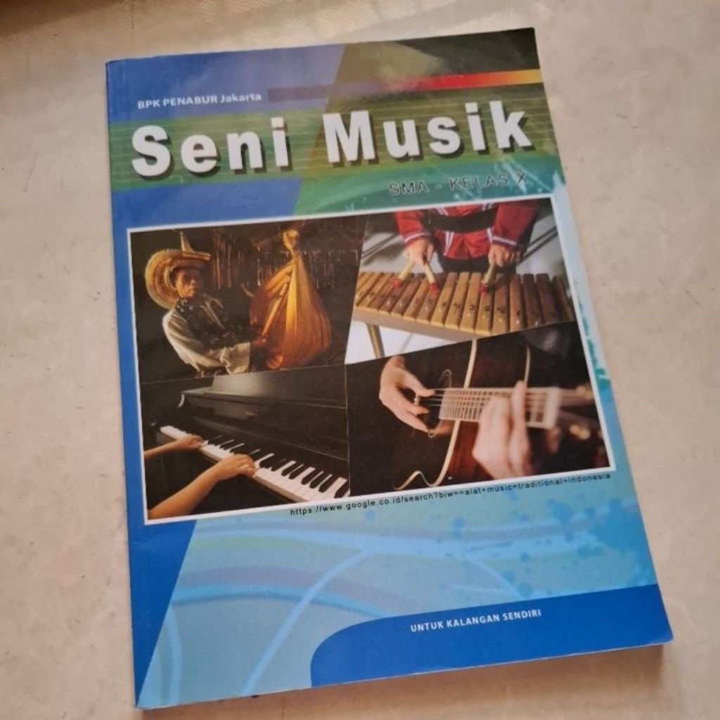 Buku Seni Musik SMA X BPK Penabur Jakarta