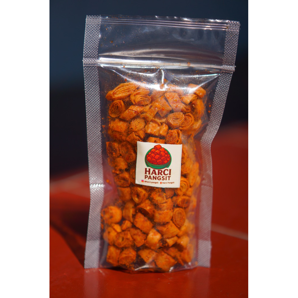 

[BEST SELLER] Pangsit Roll Crispy rasa Pedes Extra (100 gram)