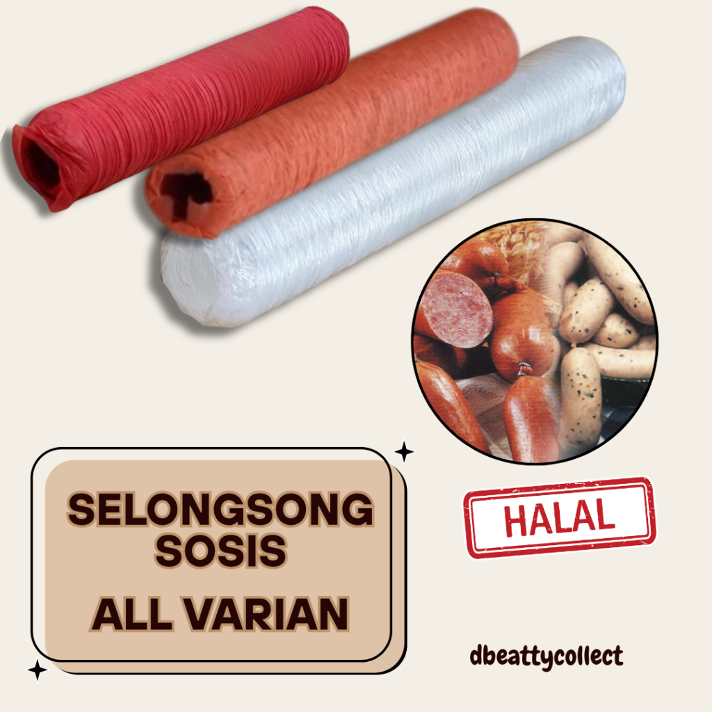 

Casing Selongsong Sosis Edible Halal Food Grade | All Varian