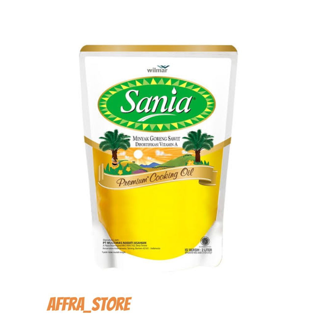

SANIA Minyak goreng 2 liter