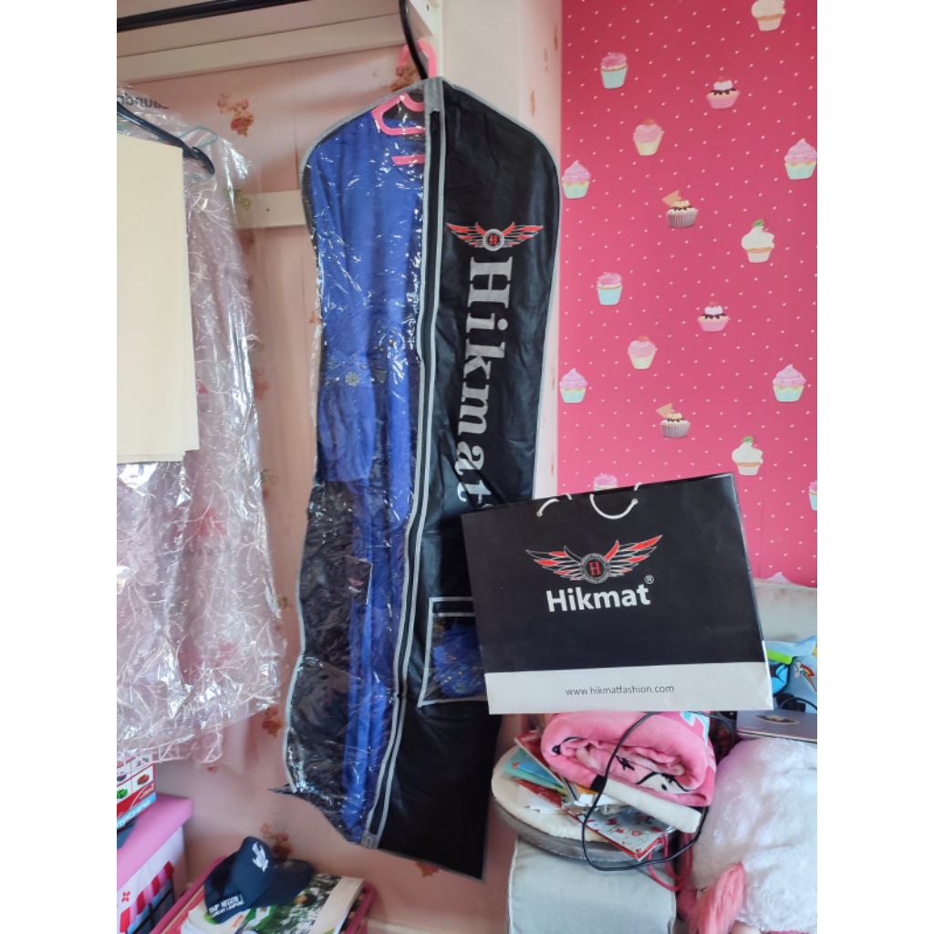 Sale Gamis Hikmat Full Swarovski free pashmina