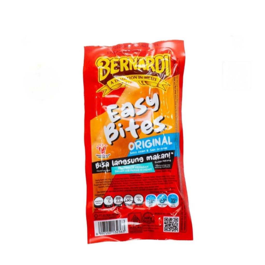 

Bernardi sosis ayam easy bites original 65 gr