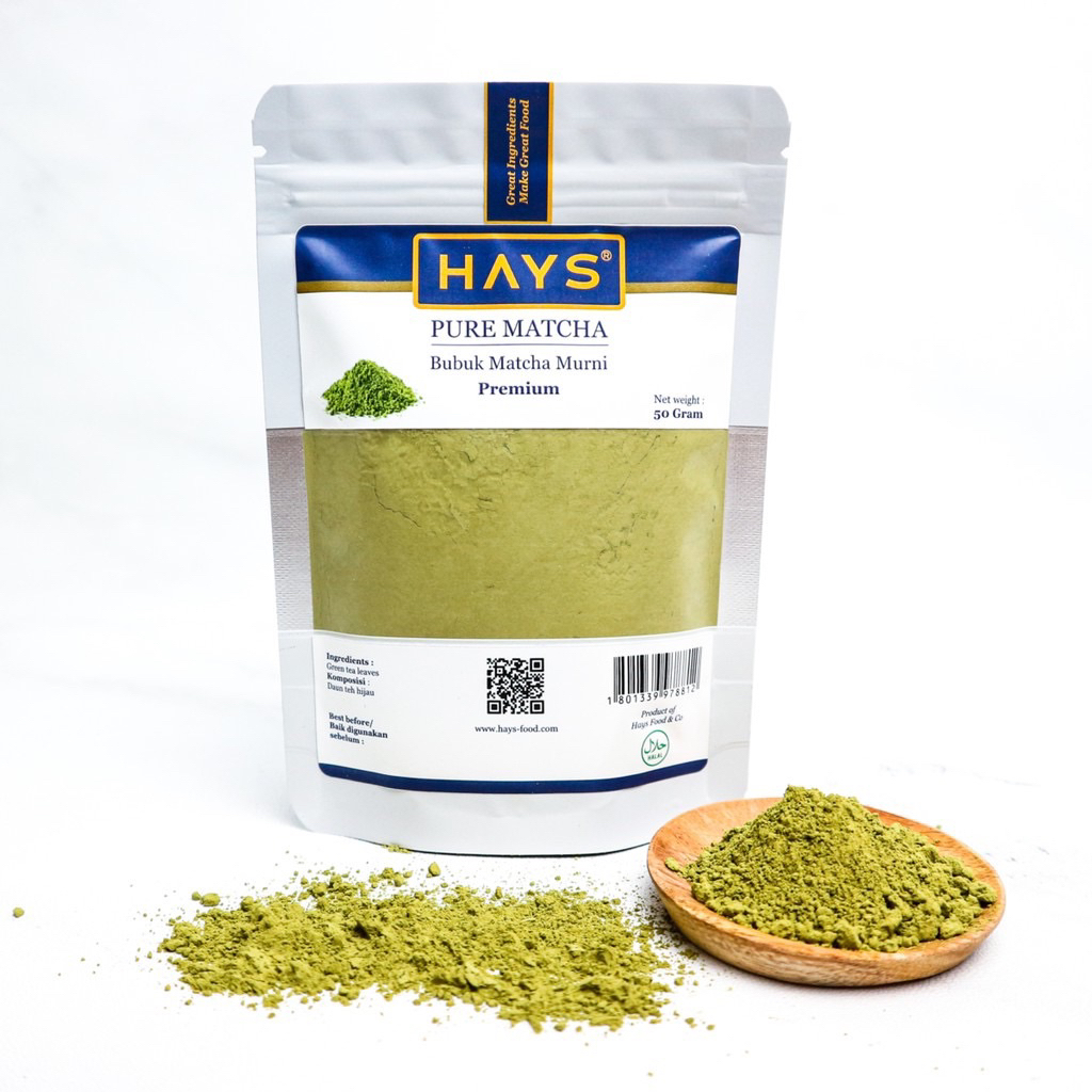 

(COD) Pure Matcha Powder Hays 50gr / Matcha Bubuk / Matcha PREMIUM / Matcha Asli