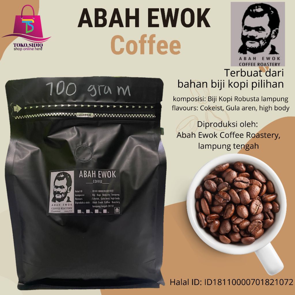 

Abah Ewok Coffee Roastery Kopi Robusta Lampung