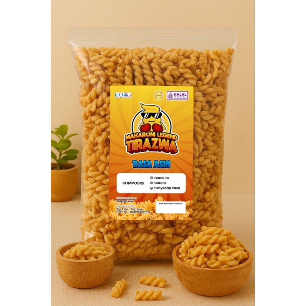 

Makaroni Spiral Tirazwa rasa ASIN