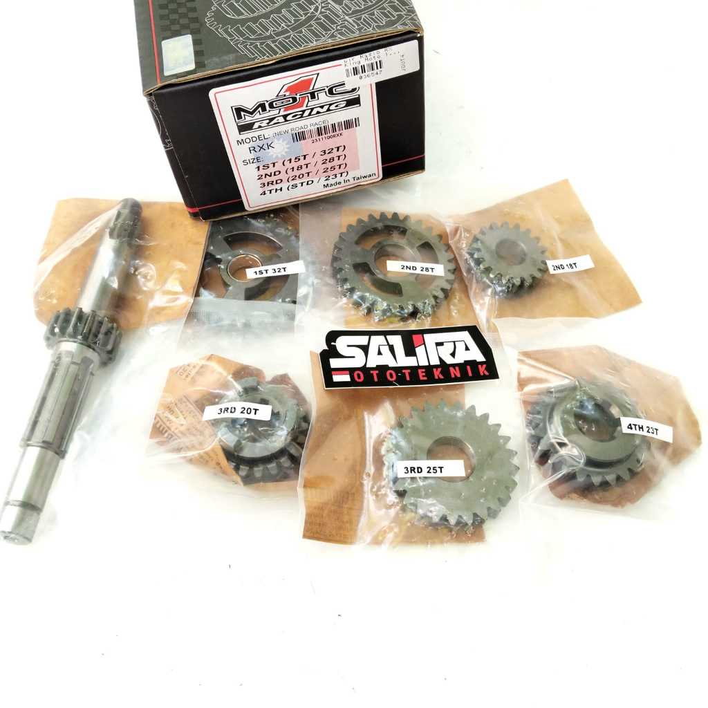 Gir Ger Gigi Rasio Ratio Motor Yamaha RXK RXKing RX King Road Race New 5 STD Moto 1 Racing