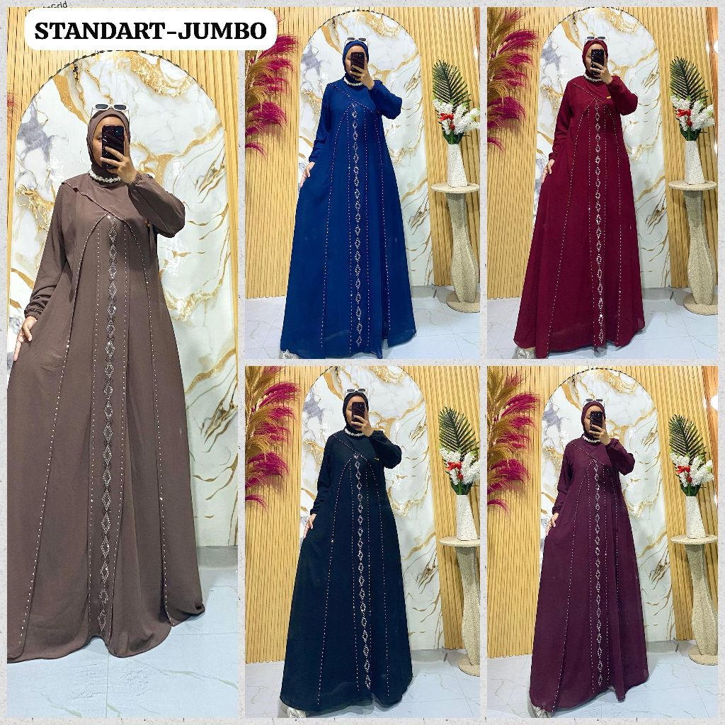 Gamis seruti 1 set Hijab / Gamis seruti seragaman / Gamis seruti Premium