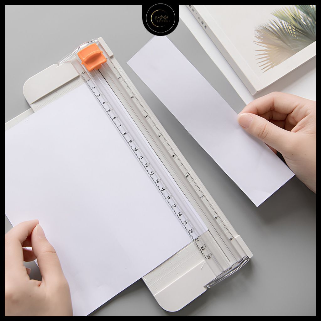 

R135 Penggaris Ukur Portable Pisau Pemotong Kertas A4 Paper