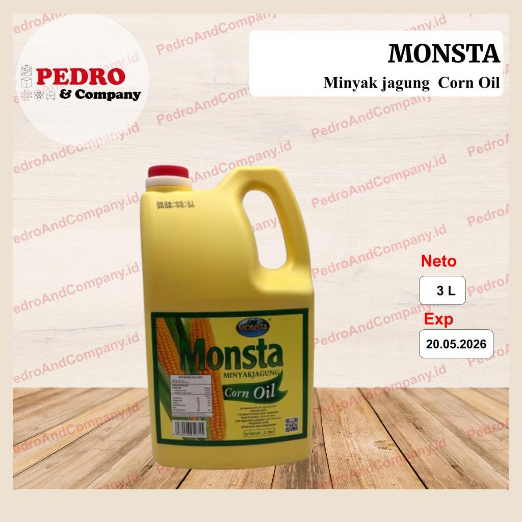 

Monsta Corn Oil 3 Liter minyak Jagung