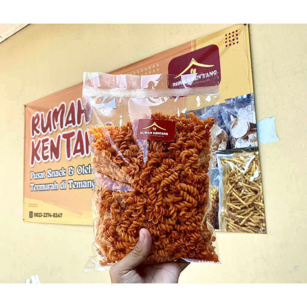 

Murah cemilan makaroni spiral macaroni spiral makaroni ulir makaroni spiral pedas
