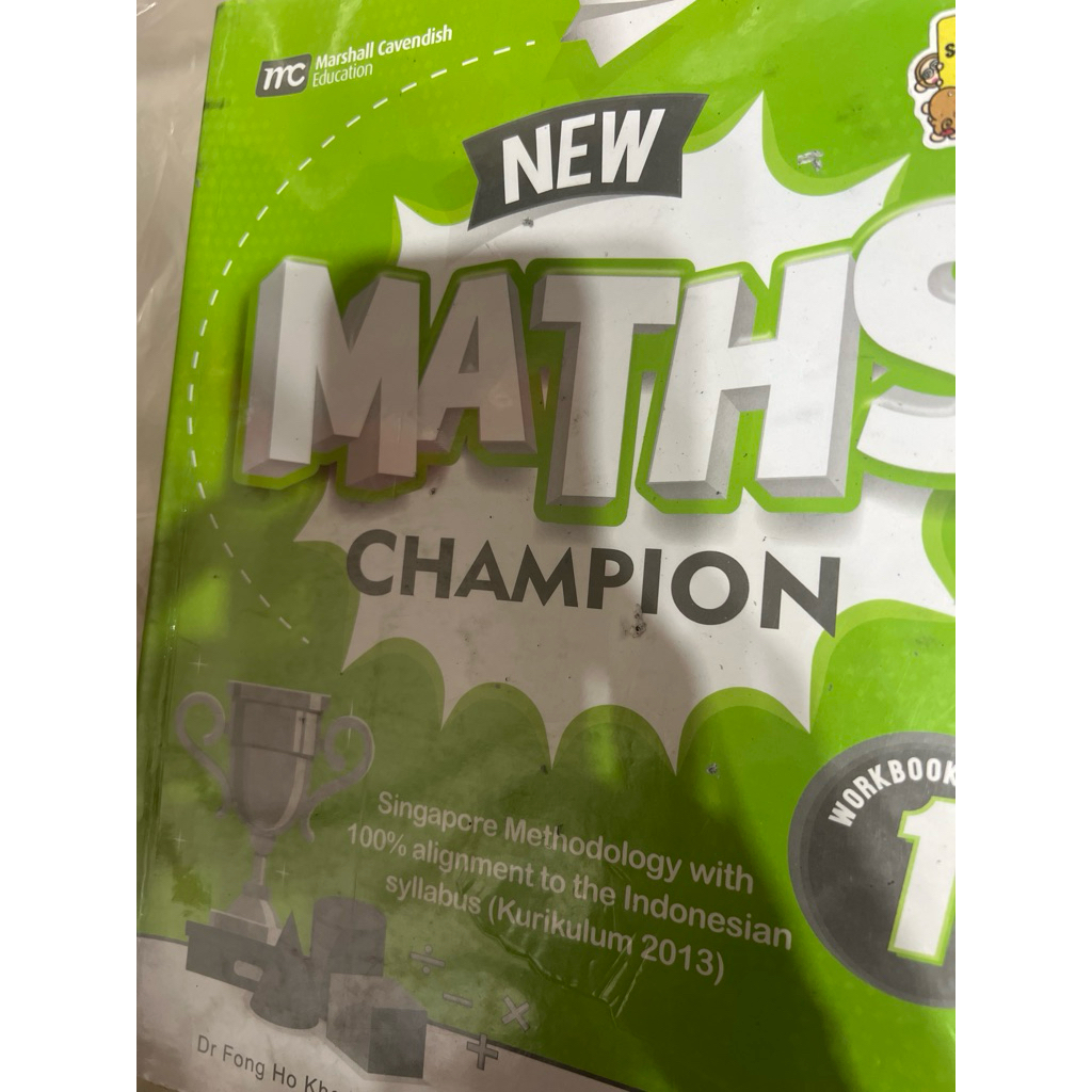 Buku Maths Champion Workbook 1