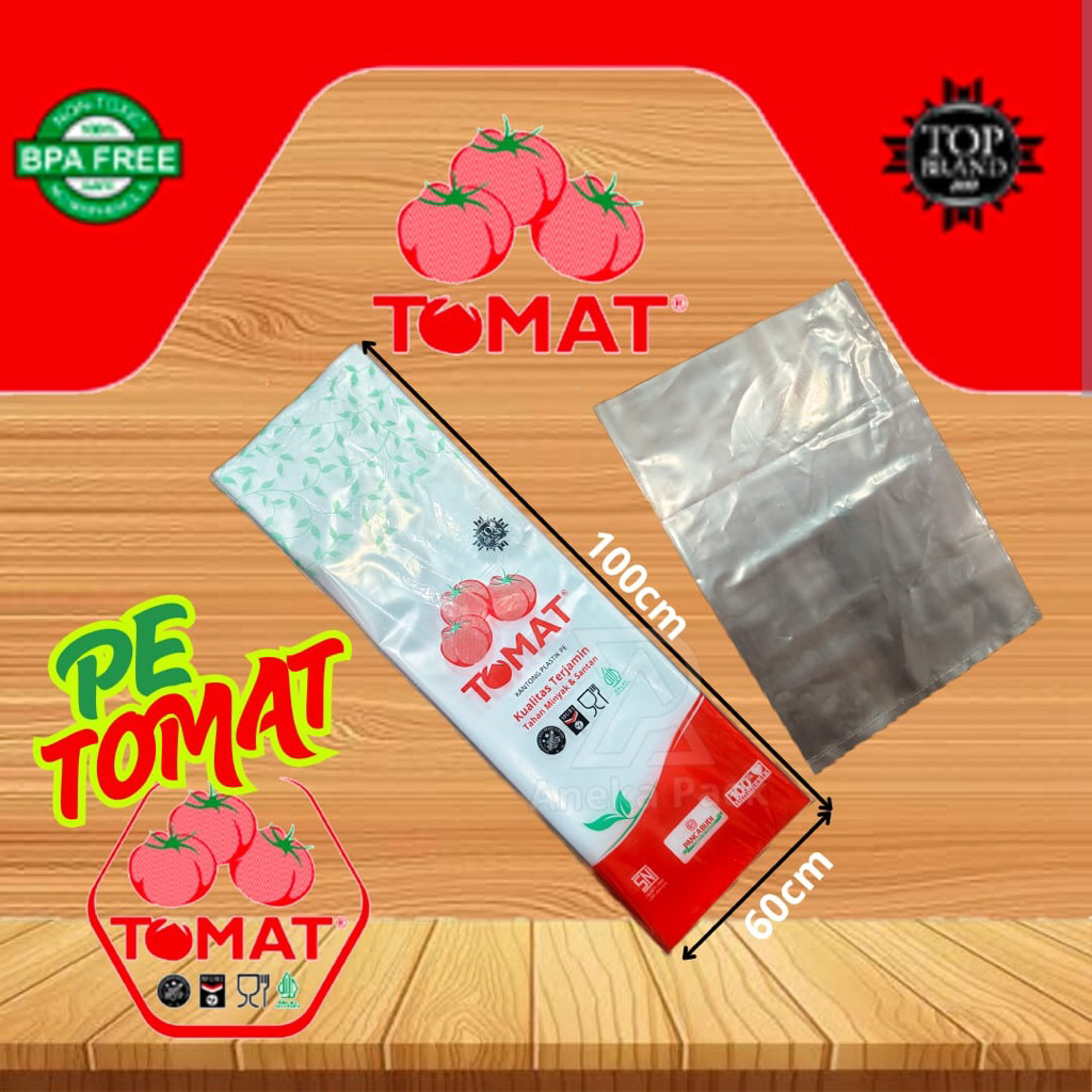 plastik PE ukuran 60x100