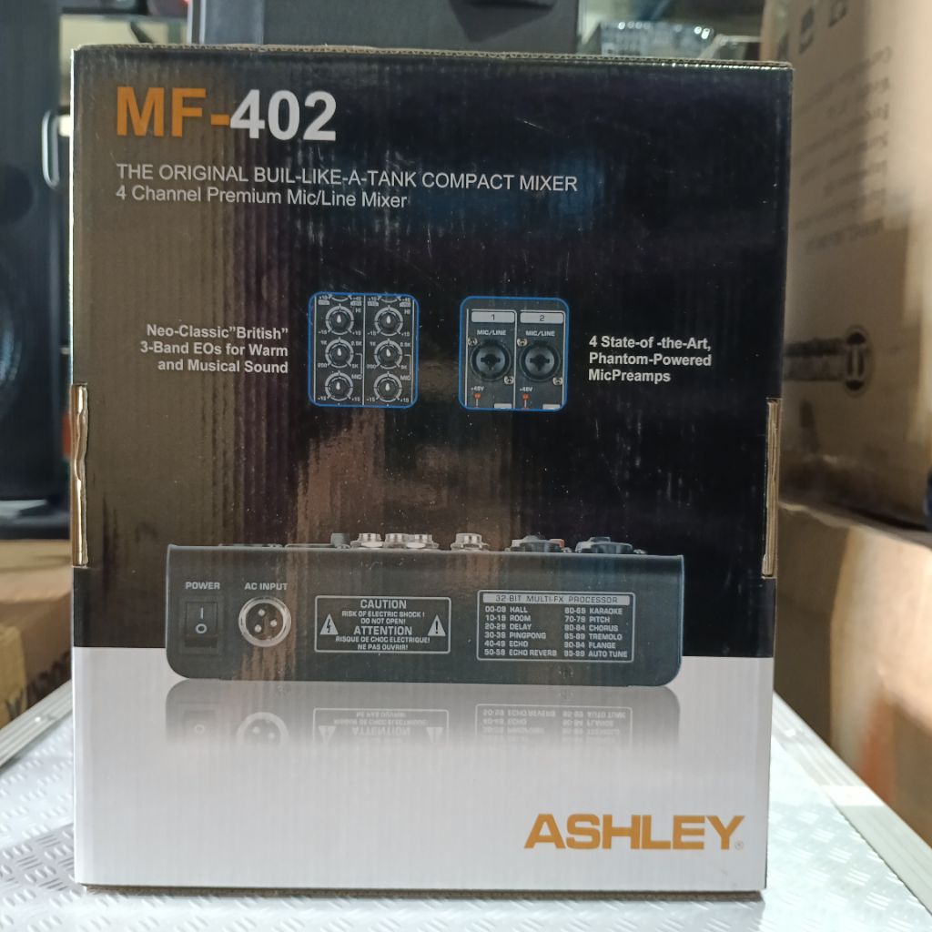 Mixer Audio Ashley MF-402 | Mixer Audio 4 Channel