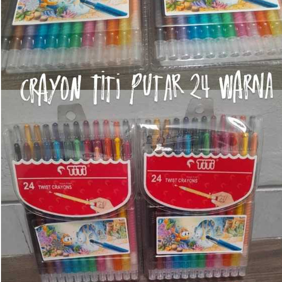

Crayon Titi Putar 24 warna Murah