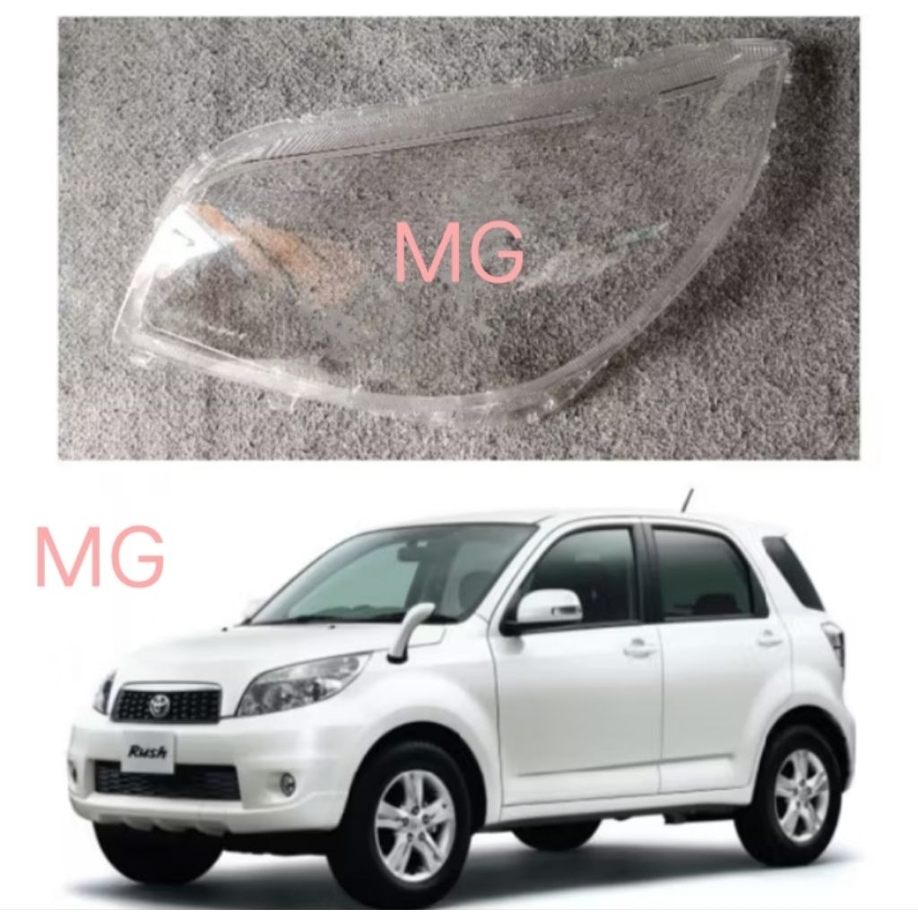 MIKA KACA HEADLAMP LAMPU UTAMA RUSH TERIOS LAMA TAHUN 2006-2014