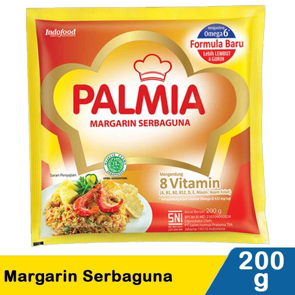 

[oddsolshop] pekanbaru/Indofood Palmia Margarin Serbaguna 200GR Formula Baru Margarine