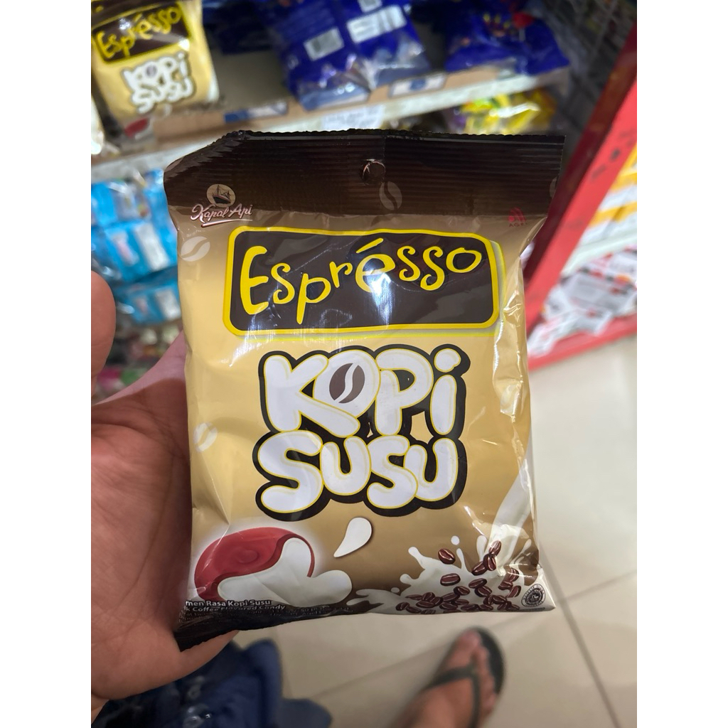 

Espresso permen kopi susu 135gram (50)