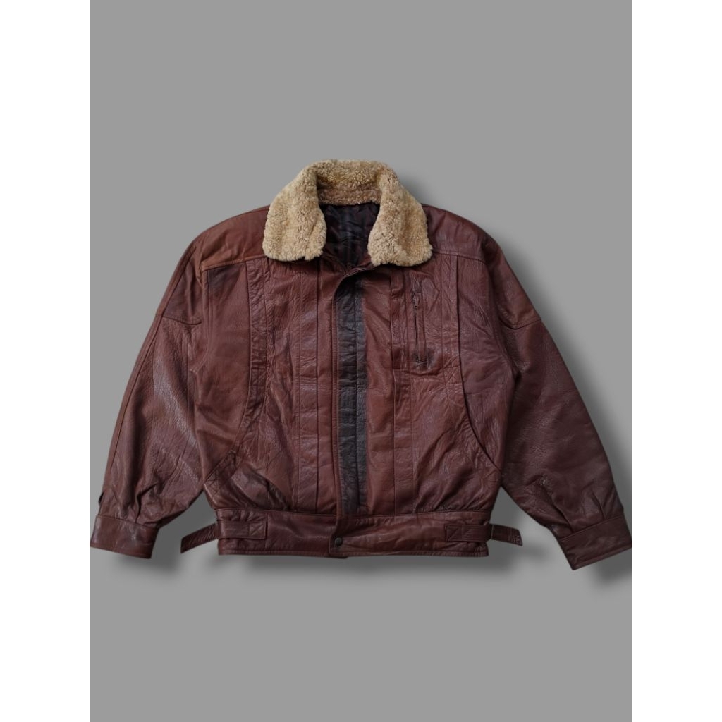 Flight Jacket Vintage Leather Brown