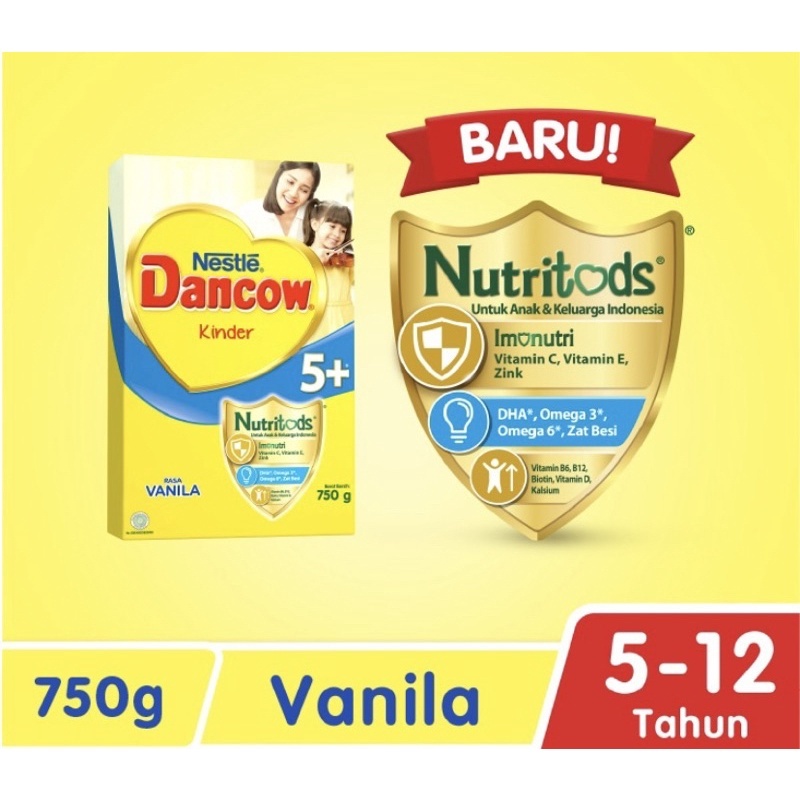 

Dancow 5+ Rasa Vanila 750gr -Asli Original