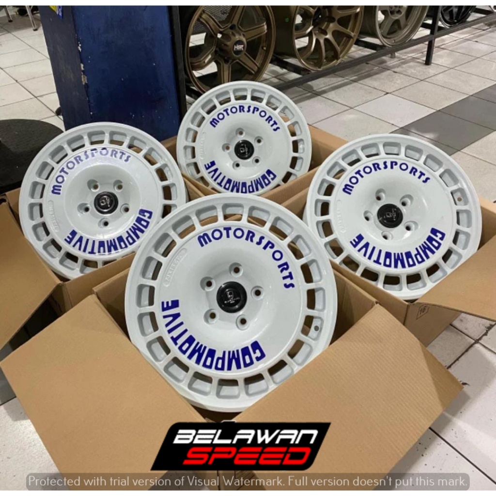 Paketan velg compomotive ring 16 pcd 5x114,3 plus ban hankook dynapro AT UKURAN 225 70 R16