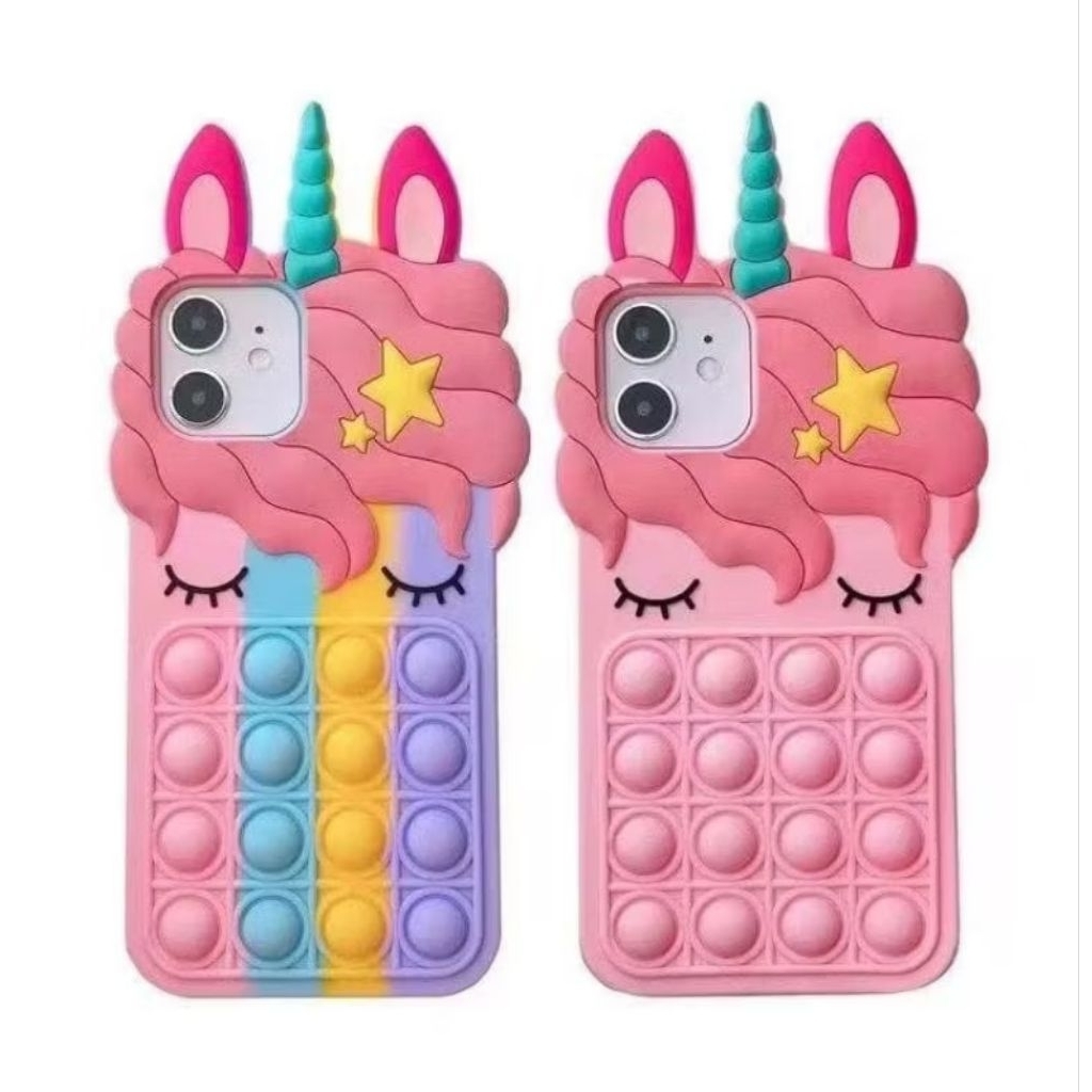 Softcase 3D Case POP IT UNICORN ViVO Y15S Y12S Y20 Y20S Y20i