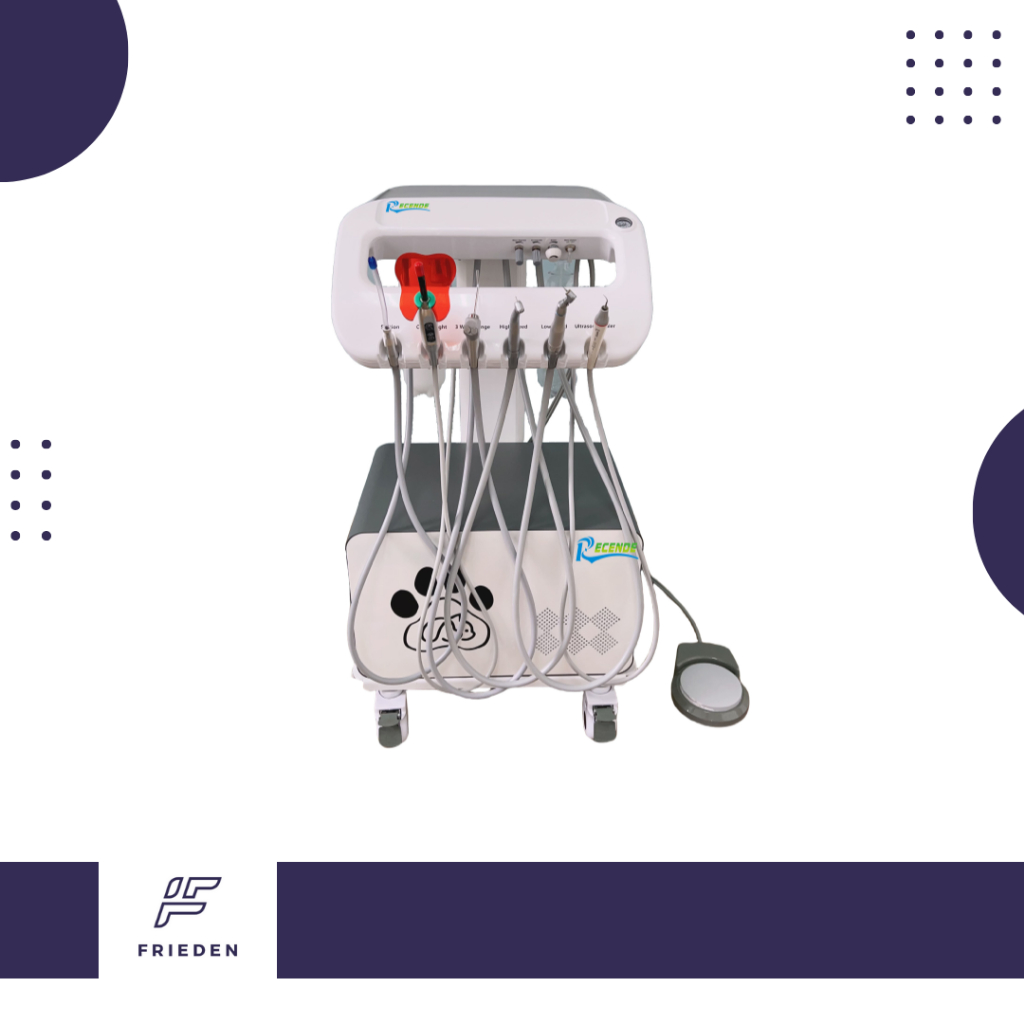 Machine Veterinary Portable Mobile Dental Unit Dental Equipment With Intra Oral Camera and Xray Unit