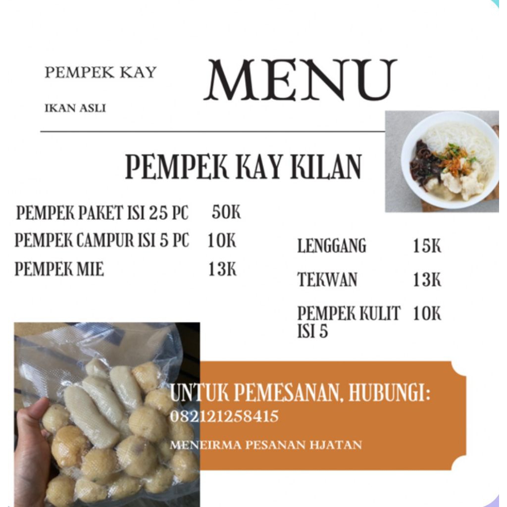 

Pempek kay _ pempek ikaan / pempek premium