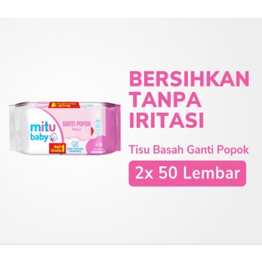 Mitu Tisu Basah Ganti Popok B1G1 Sweet Rose