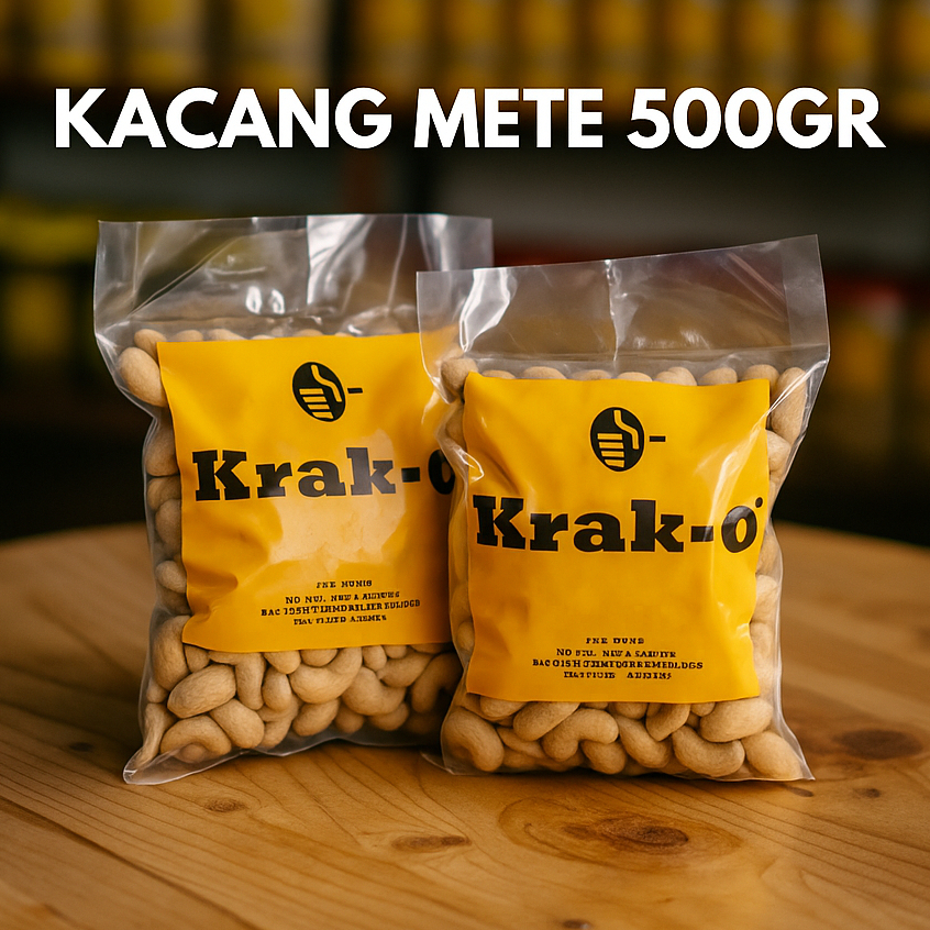 

Kacang Mete 500gr Orion Oleh-Oleh Khas Solo