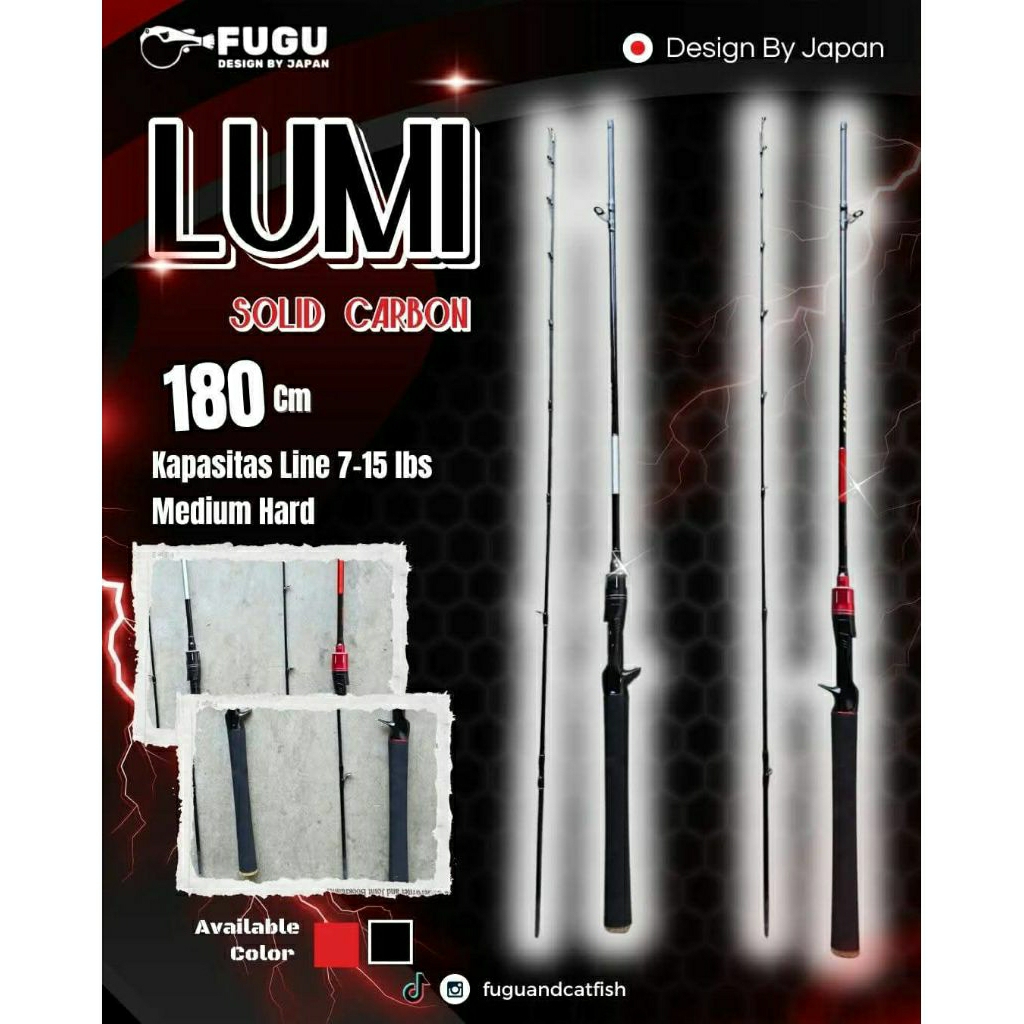 JORAN PANCING IKAN BC / BAITCASTING FUGU LUMI 180CM