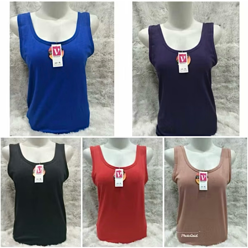 TankTop Jumbo 4L VELLY / Kaos Dalam Singlet Wanita Jumbo 4L Merk Velly