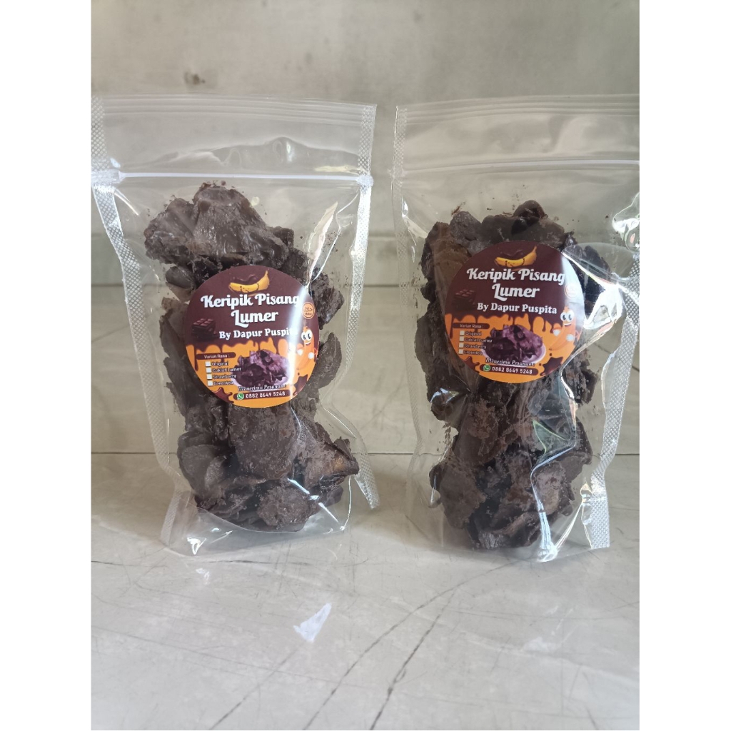 

Kripik Pisang Lumer | Varian 130 Gram rasa coklat by DapurPuspita