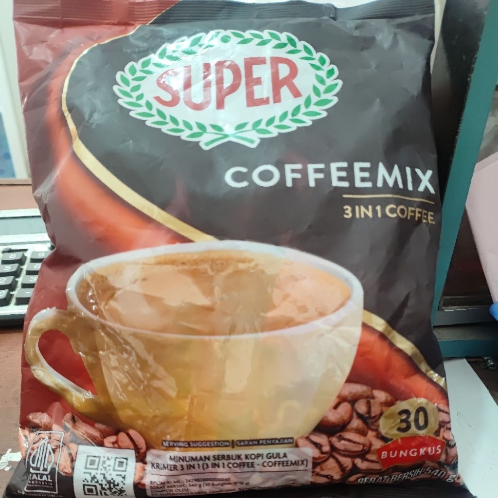 

Super Coffemix 3in1 coffe Saschet