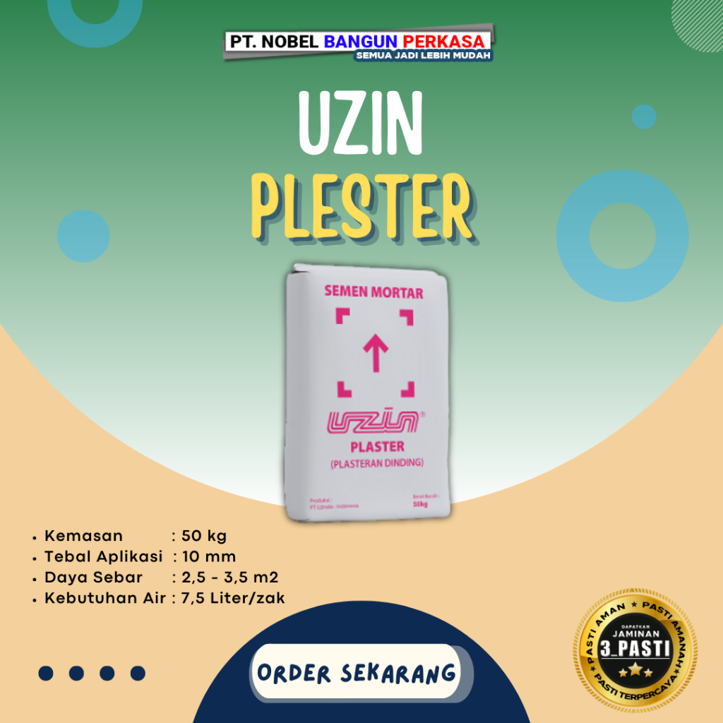 Semen Mortar Uzin Plesteran Dinding 50kg "Uzin Plester"