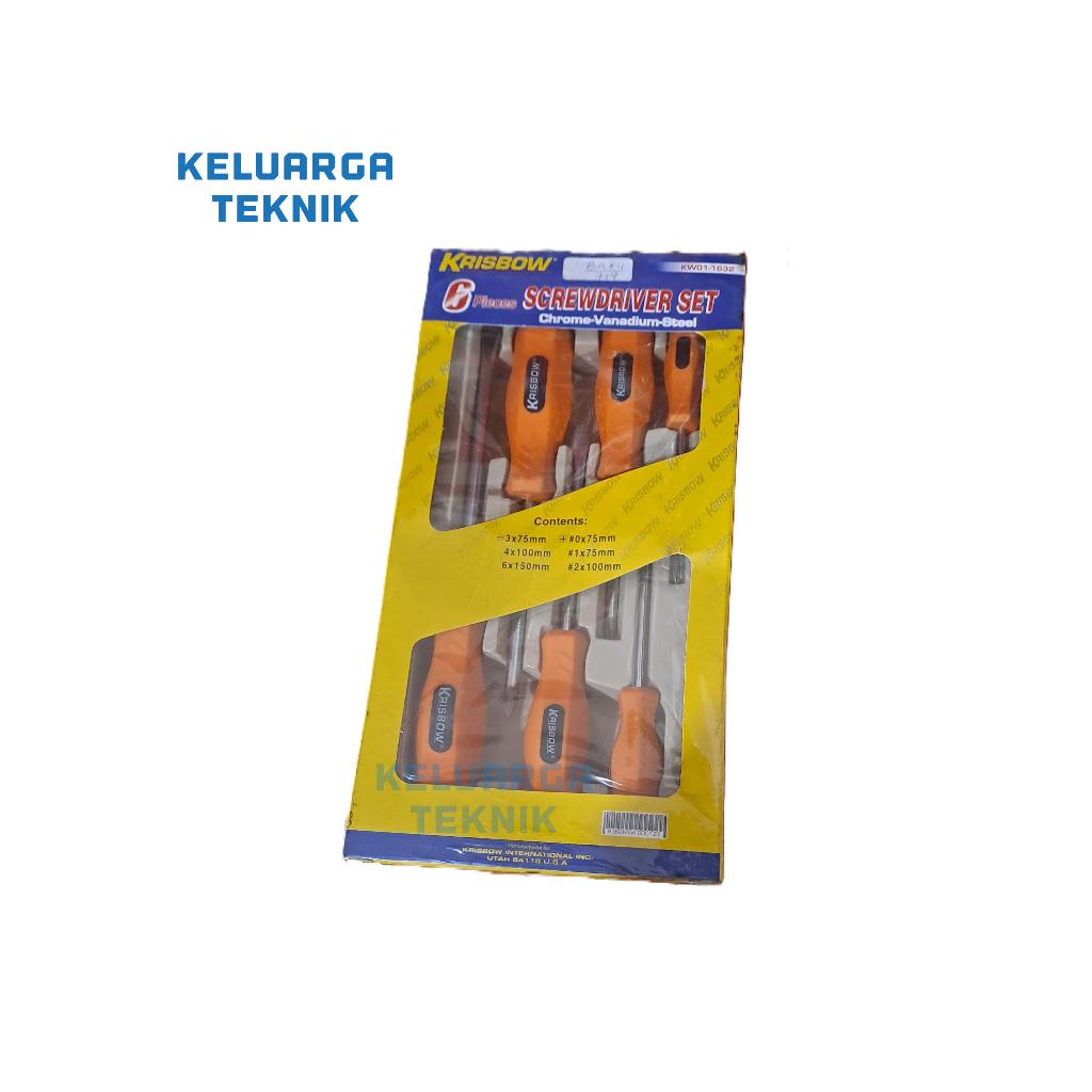Obeng Listrik Set 6 pcs Krisbow KW01-16332
