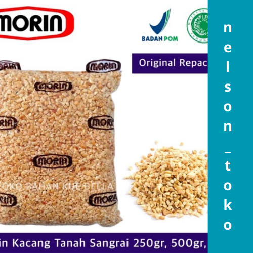 

READY MORIN Kacang Tanah Sangrai 500gr (REPACK) Topping Kacang Tumbuk